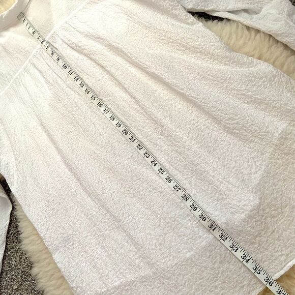 New✨ FREE PEOPLE Oversized Tunic Button Down Shirt (Sz L) - Picture 10 of 11